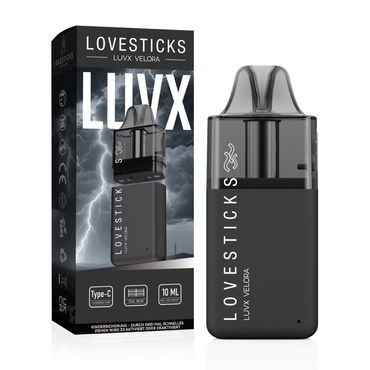 Lovestick LUVX Velora Pod Kit - 1200 mAh Farbe: Black