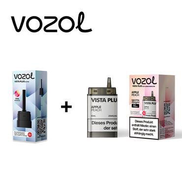 Vozol Vista Plug Ez Apple Peach Pod Set