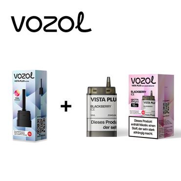 Vozol Vista Plug Ez Blackberry Ice Pod Set