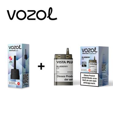 Vozol Vista Plug Ez Blueberry Ice Pod Set