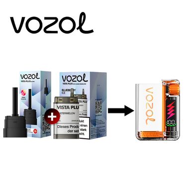 Vozol Vista Plug Ez Blueberry Ice Pod Set
