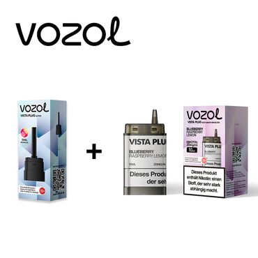 Vozol Vista Plug Ez Blueberry Raspberry Lemon Pod Set