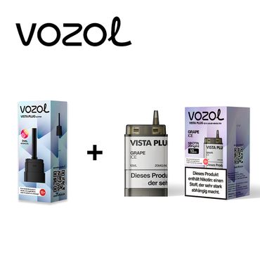 Vozol Vista Plug Ez Grape Ice Pod Set
