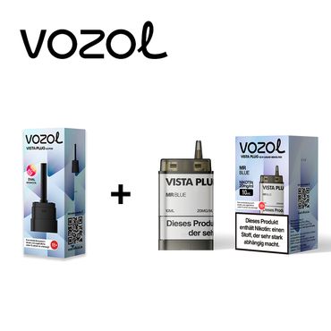 Vozol Vista Plug Ez Mr Blue Pod Set