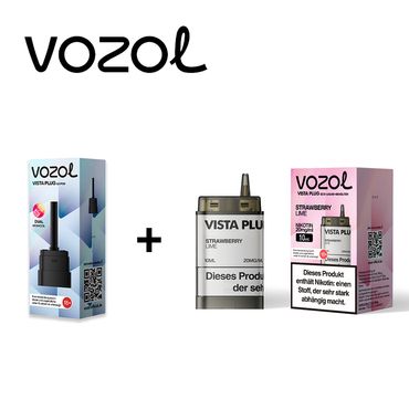 Vozol Vista Plug Ez Strawberry Lime Pod Set