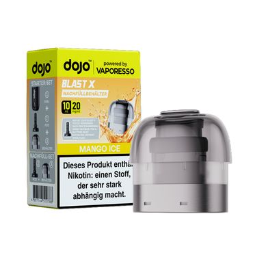 Dojo Blast X Pod 10ml - Mango Ice - 20mg/ml Nikotingehalt