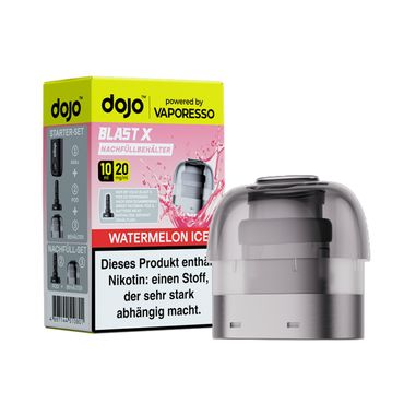 Dojo Blast X Pod 10ml - Watermelon Ice - 20mg/ml Nikotingehalt