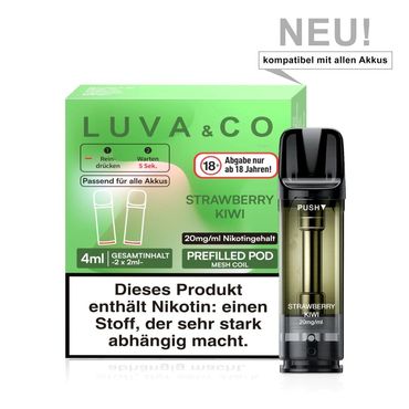 Luva & Co Pods - Strawberry Kiwi 20mg Nikotin 2er Pack