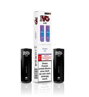IVG Air 4in1 Pods - Grape Ice (2er Pack)