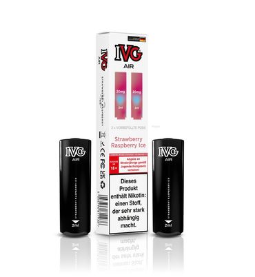 IVG Air 4in1 Pods - Strawberry Raspberry Ice (2er Pack) 