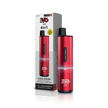 IVG Air 4in1 - 1100mAh Device - Farbe: Red