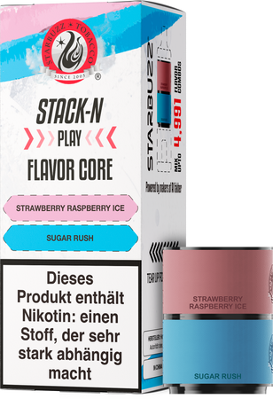 Star Buzz Pod Strawberry Raspberry Ice und Sugar Rush - 2er Pack - 20mg 