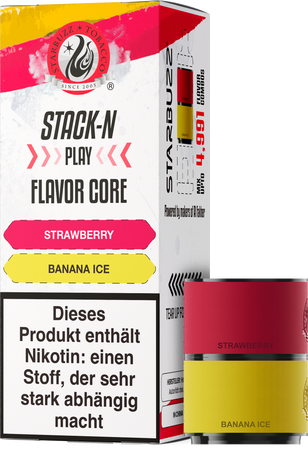 Star Buzz Pod Strawberry und Banana Ice - 2er Pack - 20mg 