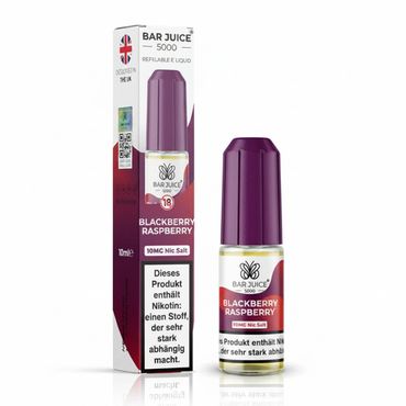 Bar Juice 5000 Nikotinsalz Liquid 10 ml Blackberry Raspberry