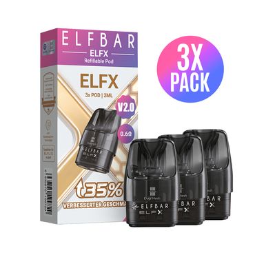 ELFBAR ELFX V2.0 - Refillable Pod - 3er Pack