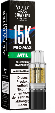Al Fakher 15K PRO MAX Pod - Blueberry Raspberry - MTL