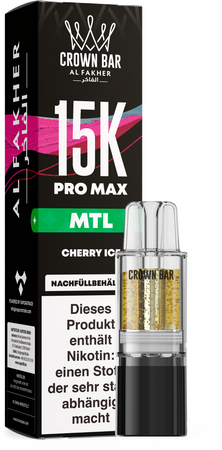 Al Fakher 15K PRO MAX Pod - Cherry Ice - MTL
