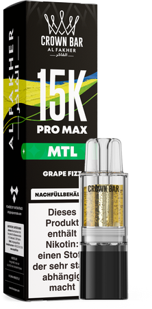 Al Fakher 15K PRO MAX Pod - Grape Fizz - MTL