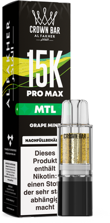 Al Fakher 15K PRO MAX Pod - Grape Mint - MTL