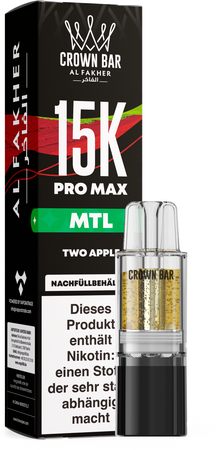 Al Fakher 15K PRO MAX Pod - Two Apple - MTL