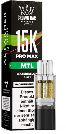 Al Fakher 15K PRO MAX Pod - Watermelon Kiwi - MTL