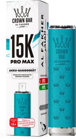 Al Fakher 15K PRO MAX Basisgerät - Farbe: Light Blue