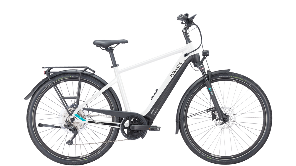 E-Bike PEGASUS Premio EVO 10 Lite 750 Wh Intuvia 100 Herren 28 Zoll Smart  CX metallic off white | Sport- und Radwelt Scherer