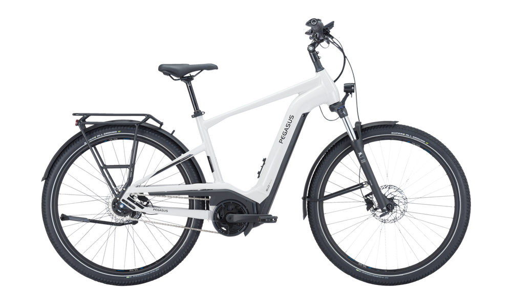 E-Bike PEGASUS Savino EVO 5F Lite Herren 28 Zoll Smart CX 625 Wh light grey  | Sport- und Radwelt Scherer