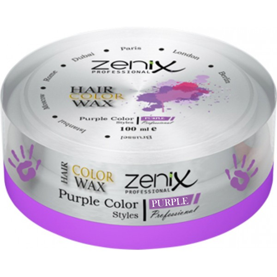 Zenix Hair Color Wax Purple 100ml Haardepot