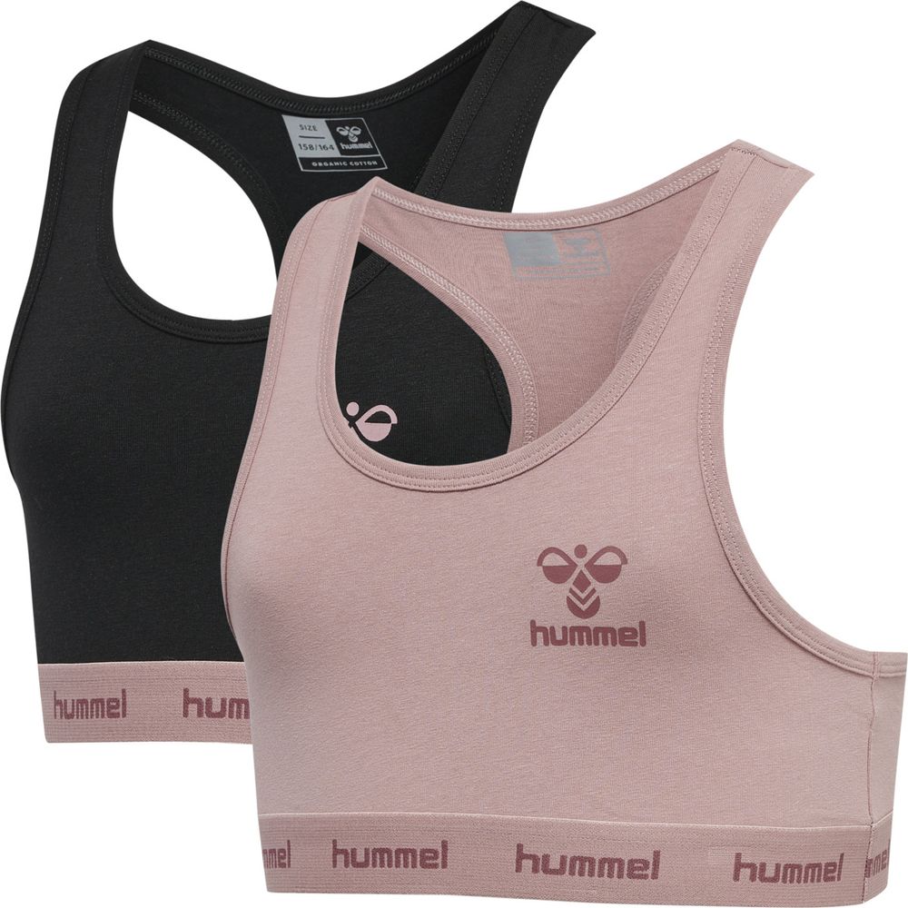 Hummel Hmlcarolina Top 2-Pack - woodrose