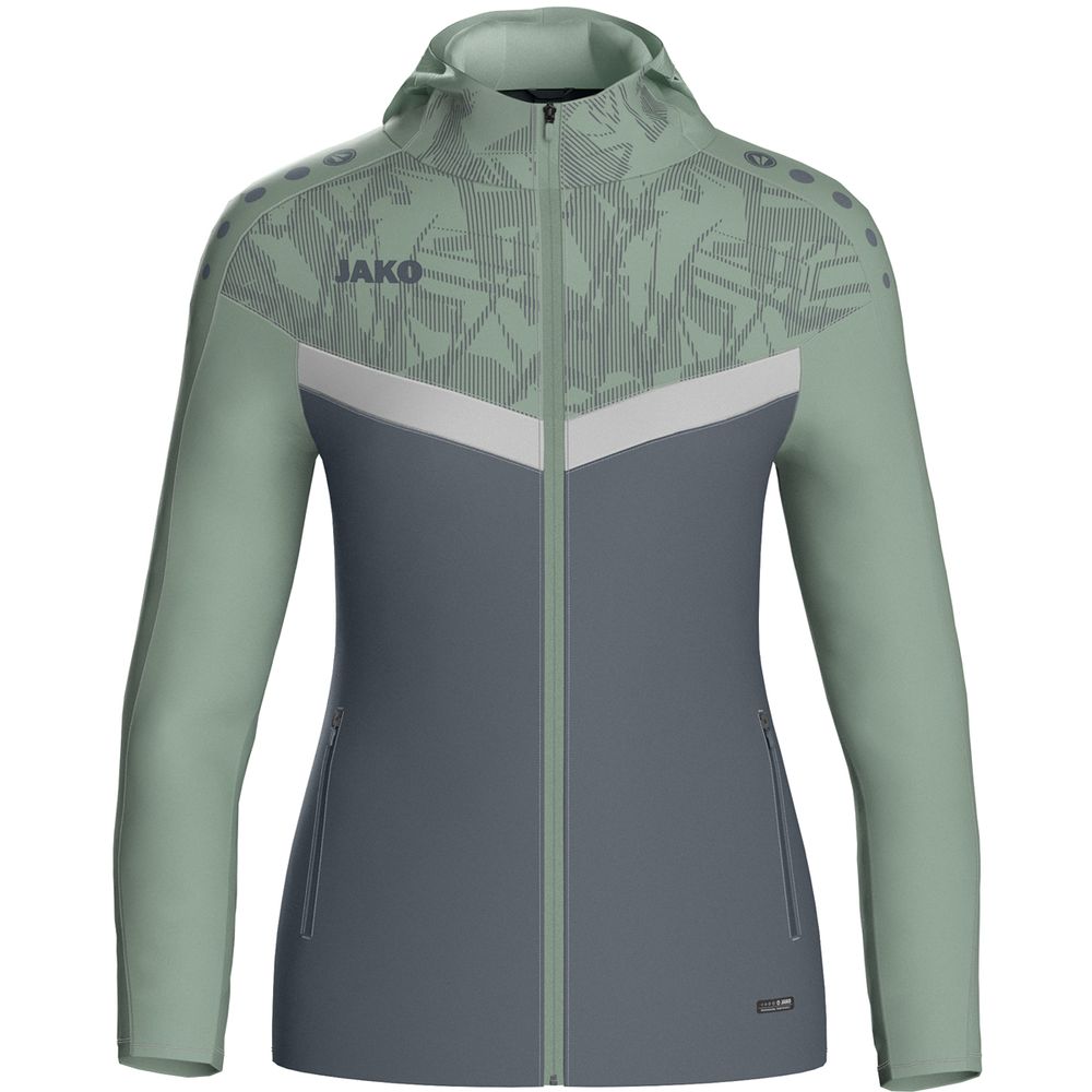 Jako Kapuzenjacke Iconic - anthra light/mintgrün/soft grey