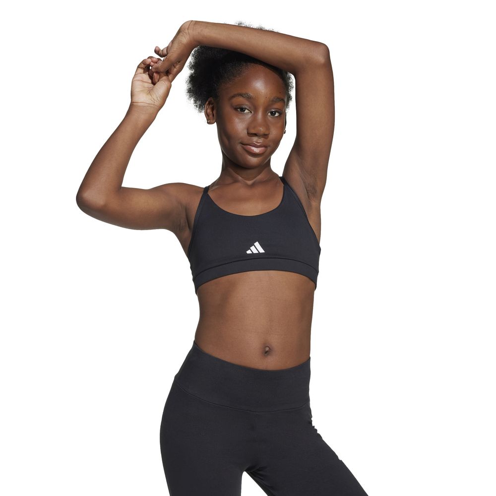 adidas Jg Ess Bra - black/white