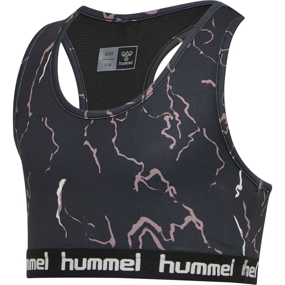Hummel hmlMIMMI SPORTS TOP - CAVIAR/TWILIGHT MAUVE