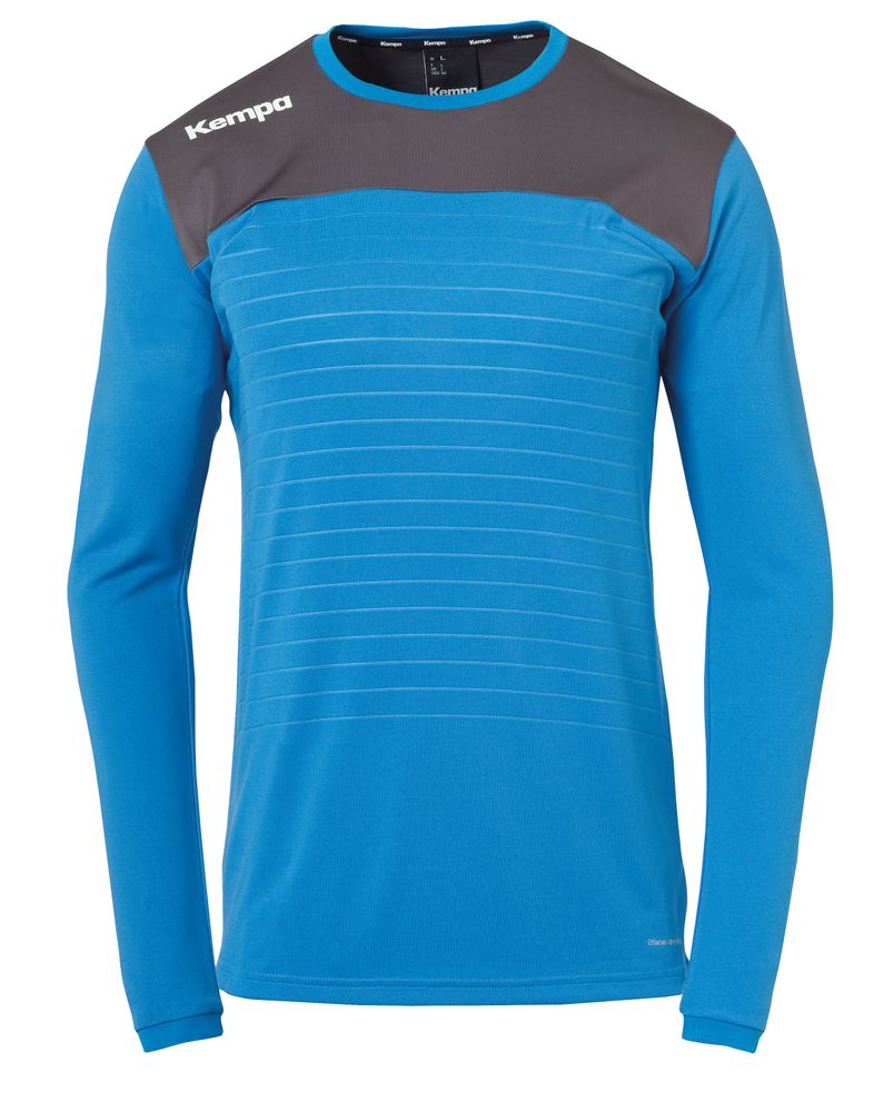 Kempa EMOTION 2.0 LANGARMSHIRT - kempablau/anthra