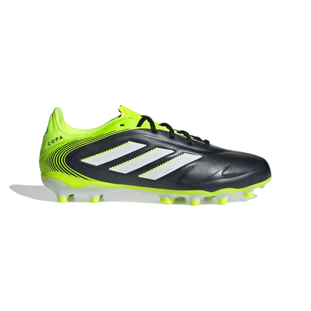 Adidas COPA PURE III LEAGUE FG/MG J - CBLACK/FTWWHT/LUCLEM
