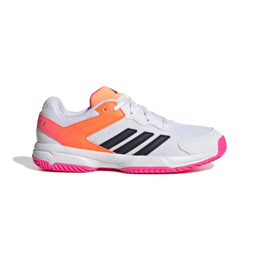 adidas Netcourt K - ftwwht/carbon/lucpnk