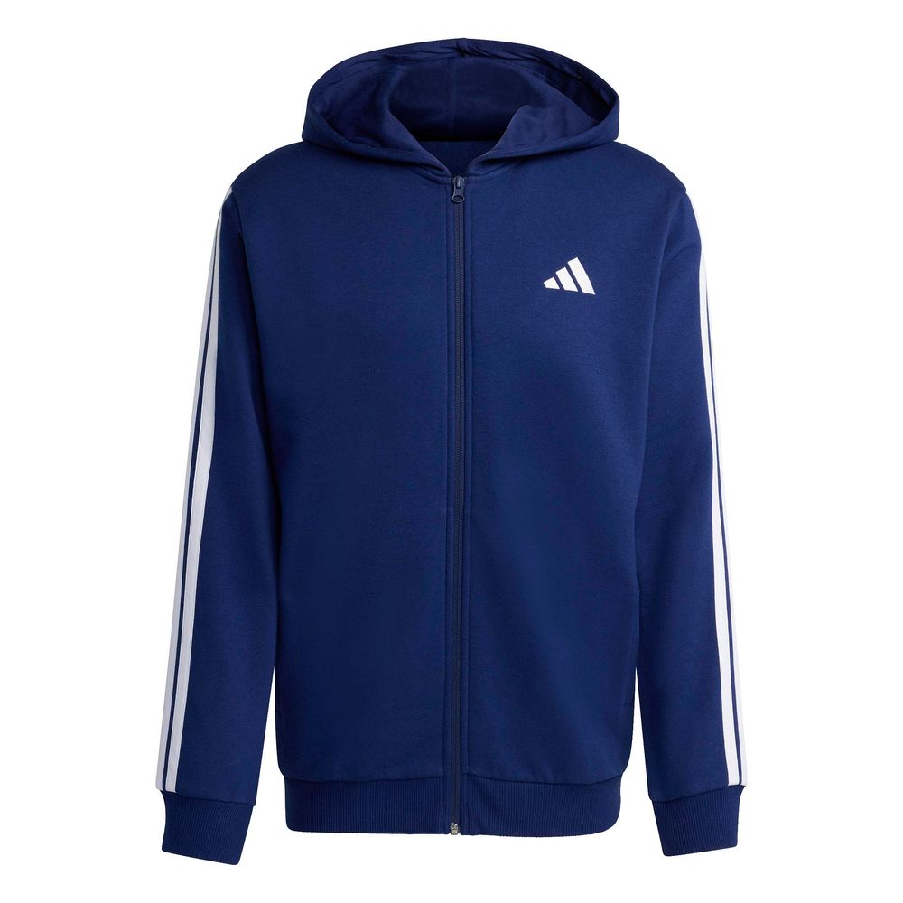 adidas M 3S Fl Hd Ts - dkblue/white