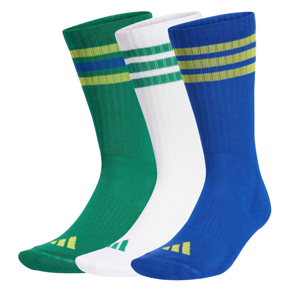 adidas 3S Ess C Crw 3P - bgreen/boblue/byello