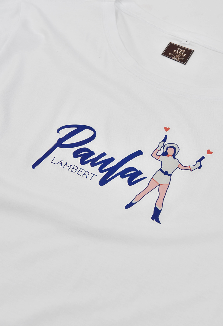 T-Shirt "Westerngirl" in weiss