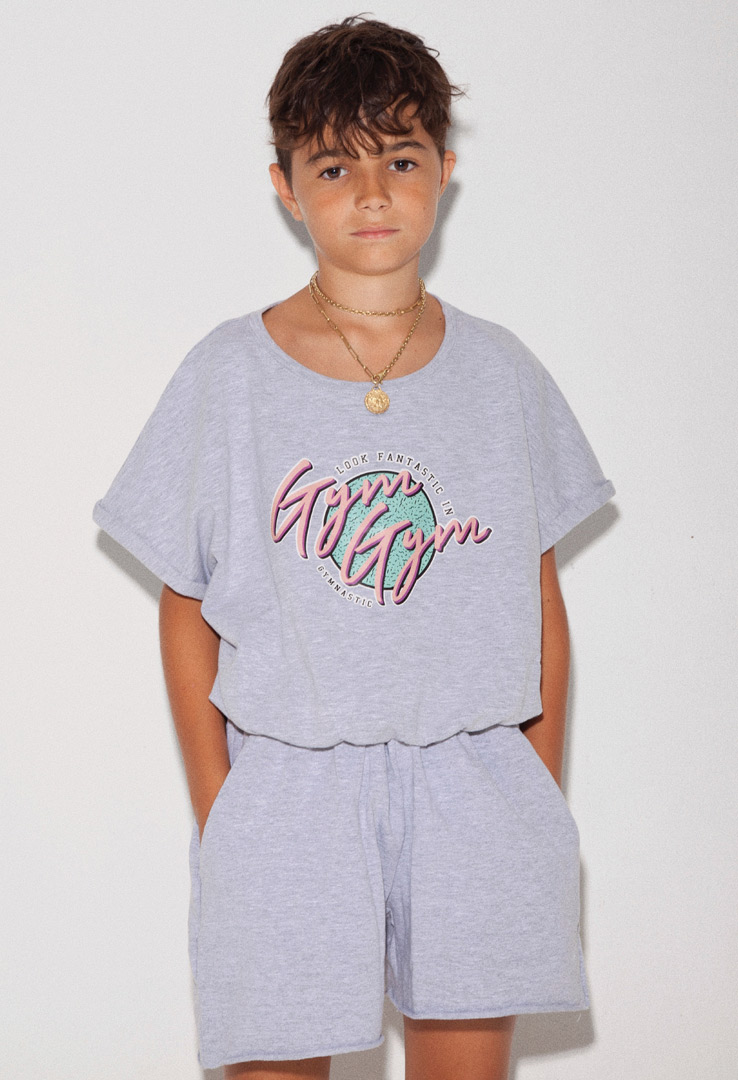 GymGym cropped sweatshirt grey