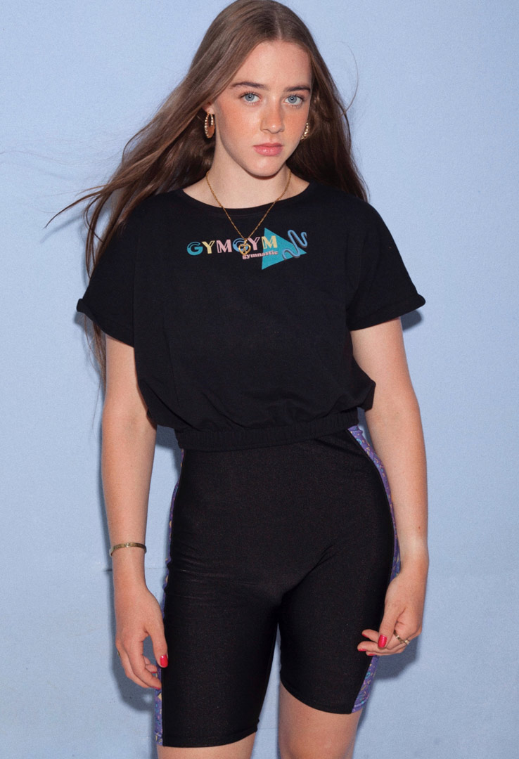 GymGym cropped sweatshirt Logo-Print