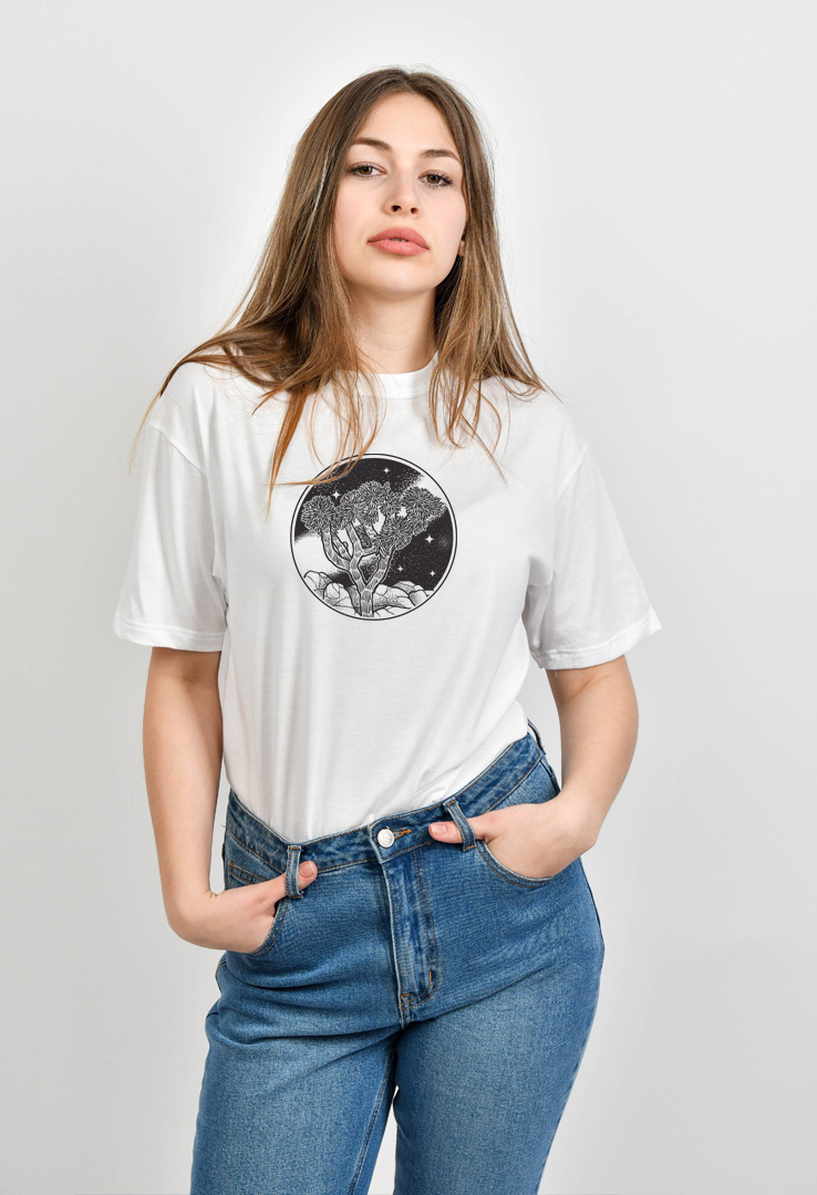 Cyroline Frauen  Print-T-Shirt  Joshua Tree