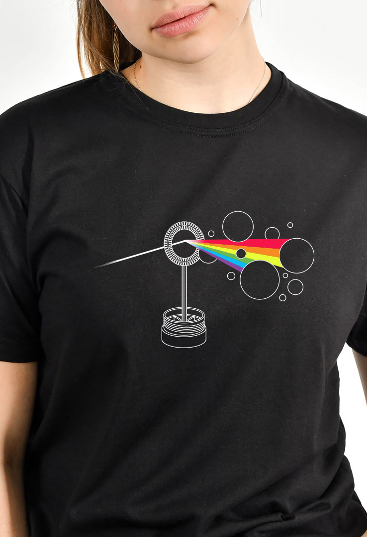 Cyroline Frauenr Print-T-Shirt  Prisma Seifenblasen