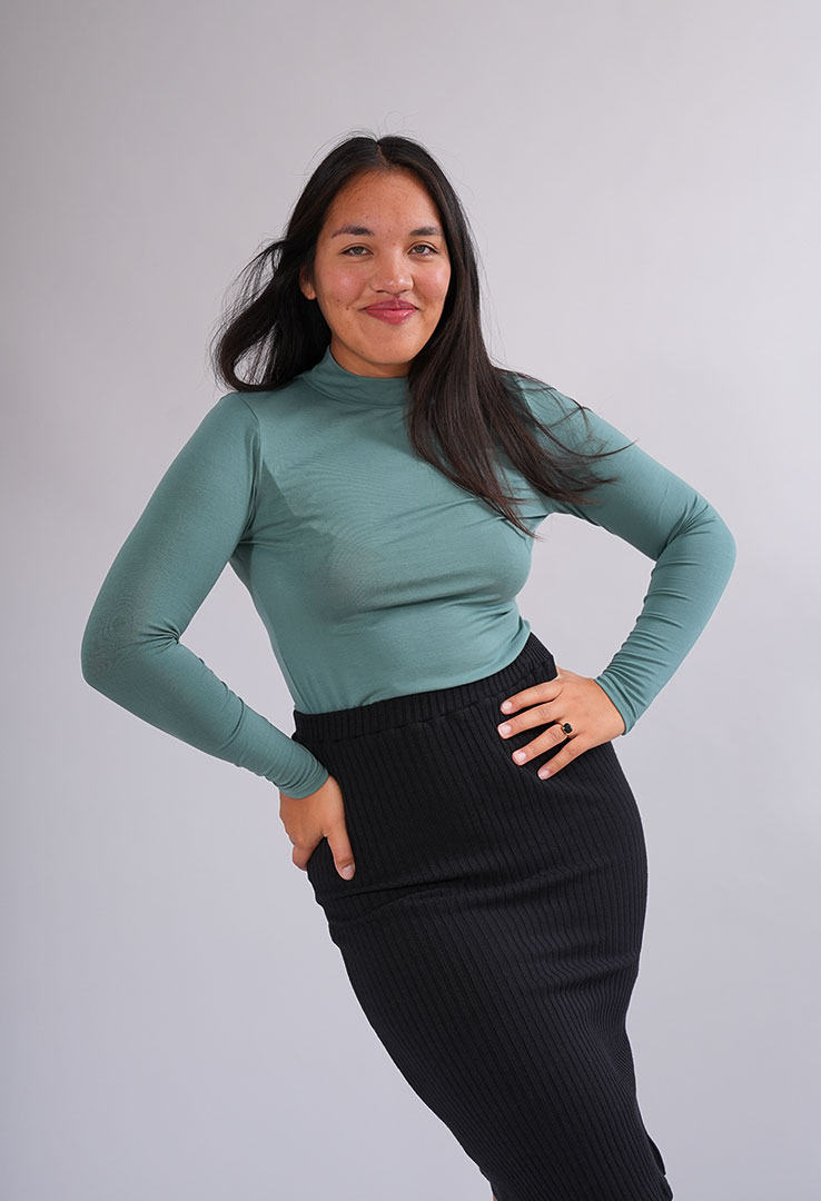 " Basic Longsleeve "Turtleneck Bliss"
