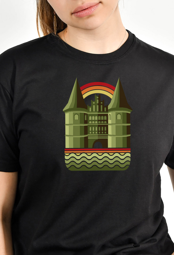 Frauen Print-Shirt Holstentor