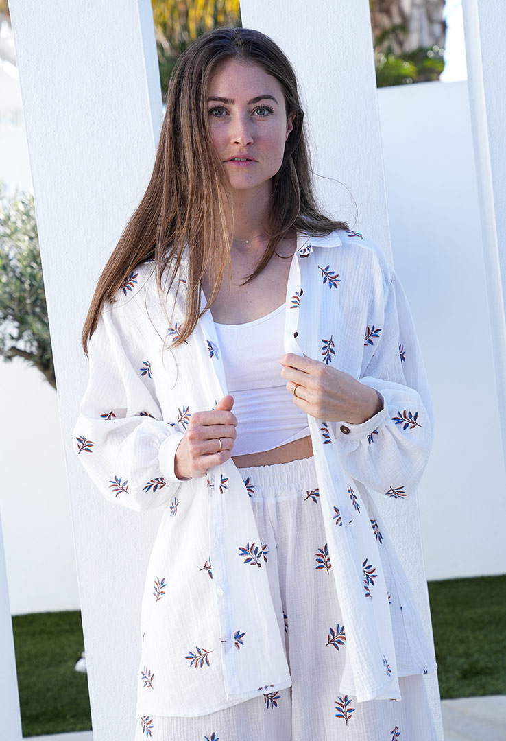 Oversize Musselinbluse "Catch the breeze”