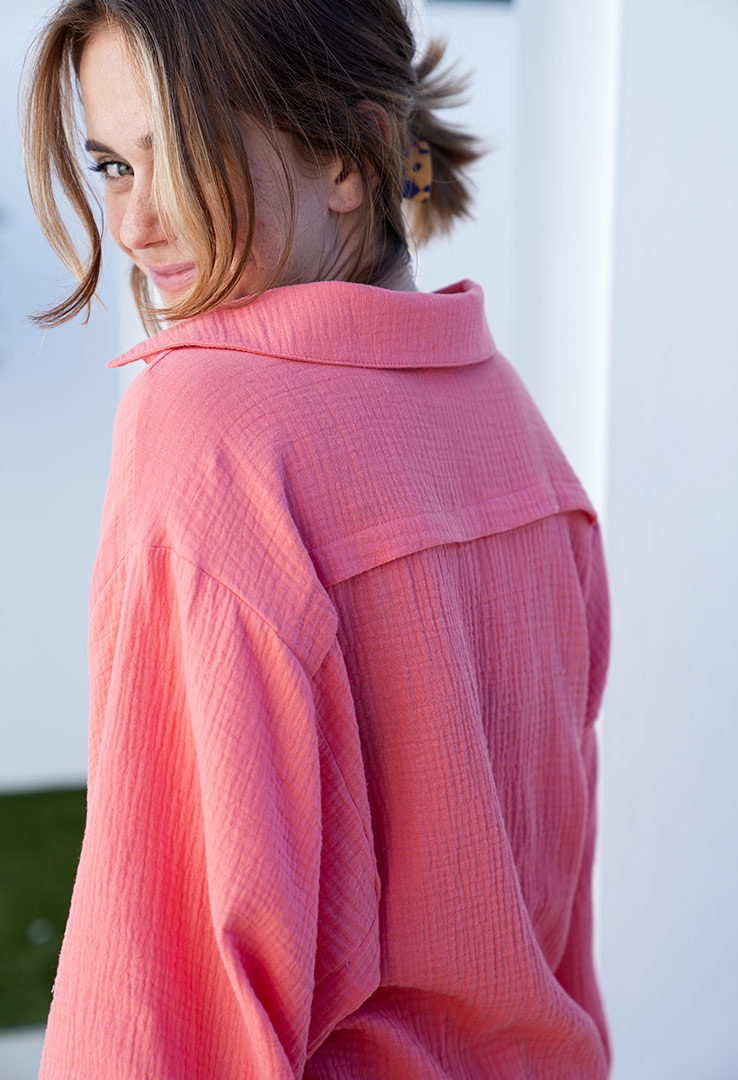 Oversize Musselinbluse "Catch the breeze”