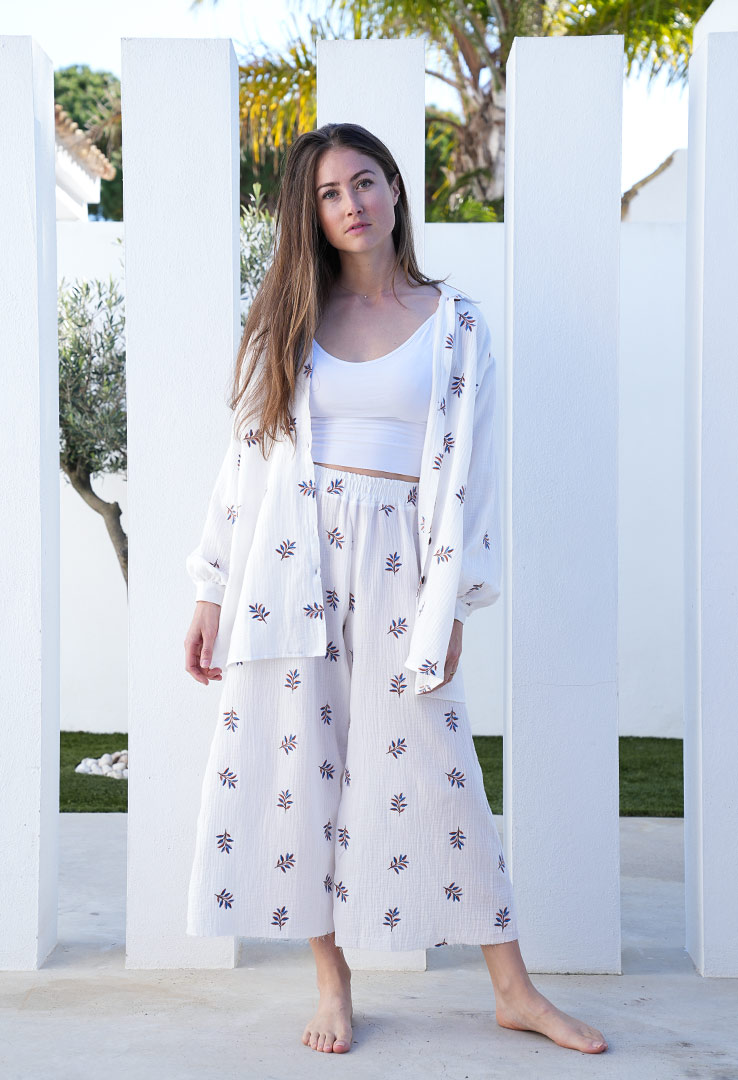 Oversize Musselinbluse "Catch the breeze”