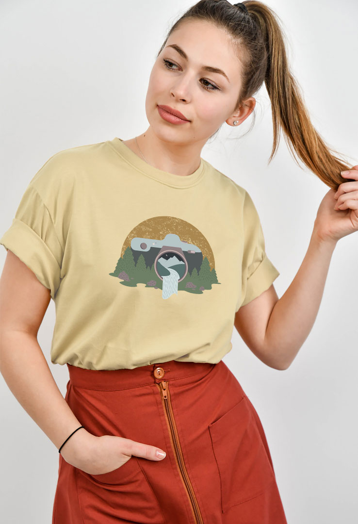 Print T-Shirt camera nature