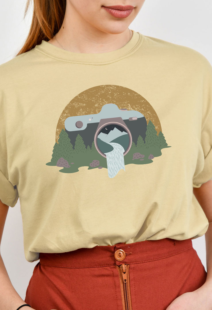 Print T-Shirt camera nature
